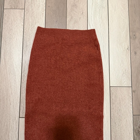 Free People Terracotta Pencil Skirt - Picture 3 of 6